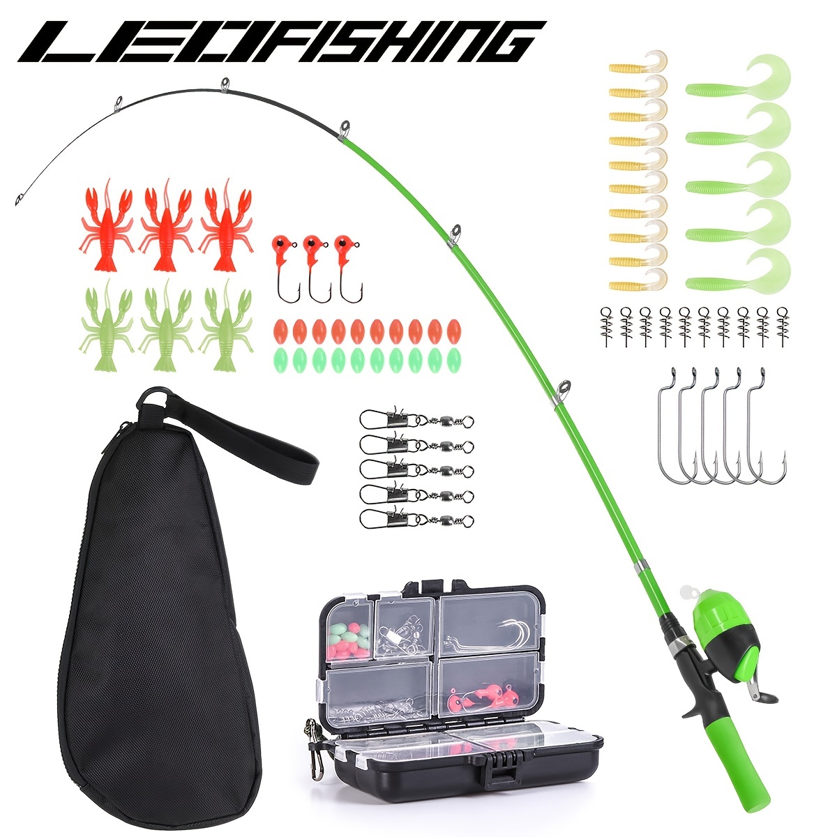 Leofishing Portable Fishing Rod Reel Organizer Two Layer - Temu