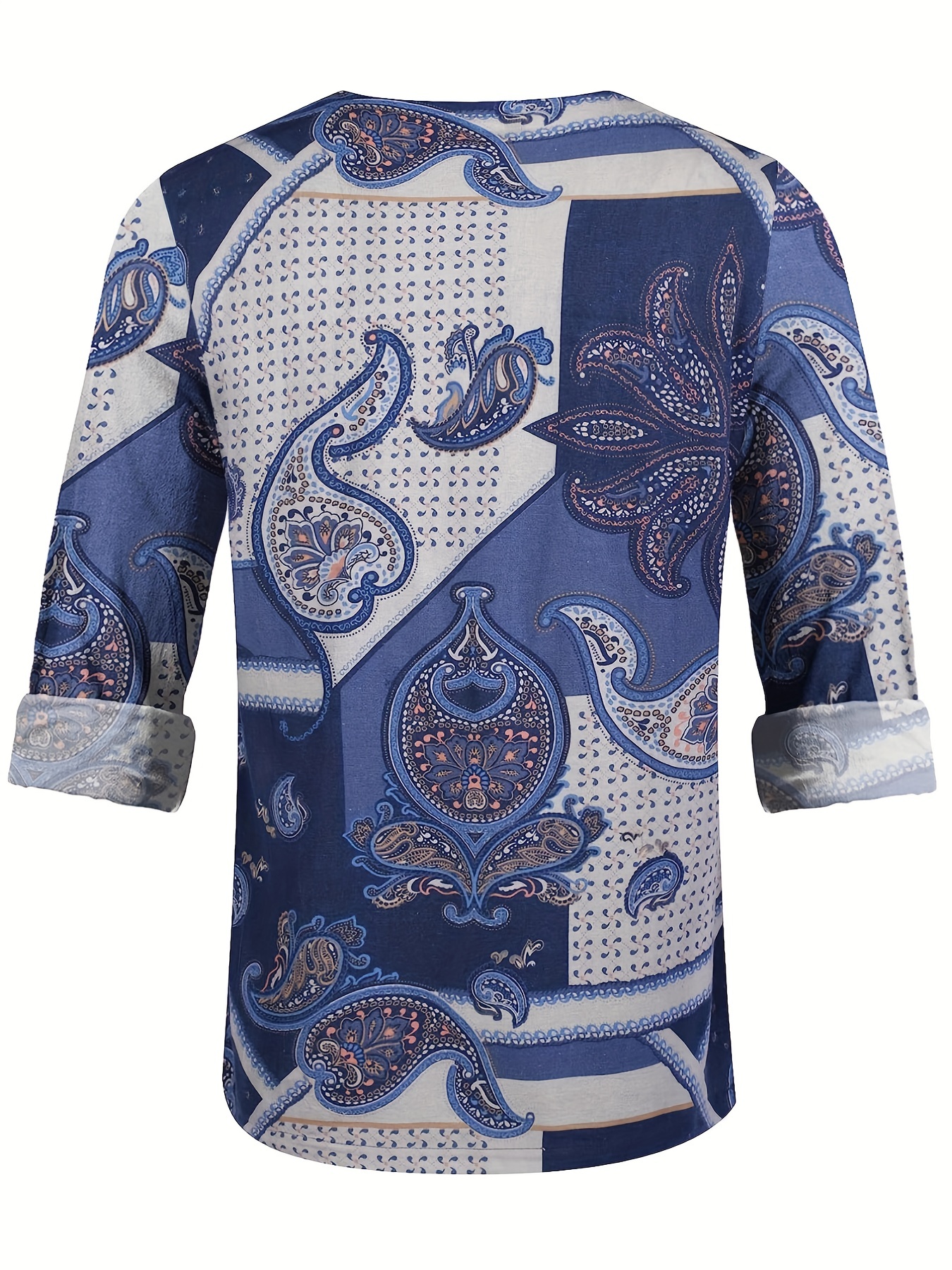 Halloween Cotton Linen Blend Men's Long Sleeve Retro Ethnic - Temu