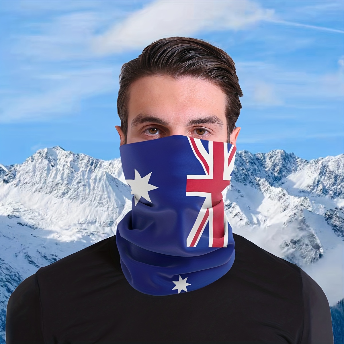 Australian Flag Tube Bandana, Outdoor Sports Fishing Mask, Breathable Neck  Gaiter Face Mask For Men & Women, Sun Protection Face Cover