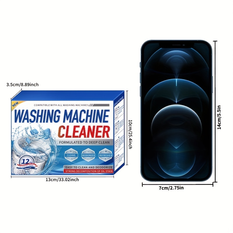 Washing Machine Cleaner Tablets 24 Pack Deep Cleaning Tablets for