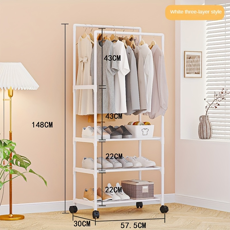 Wooden White Hangers Adult Hotel Clothes Store Cloakroom Wardrobe Suit Dress  Coat Pants Storage Tools Balcony Dryer Support Rack - AliExpress