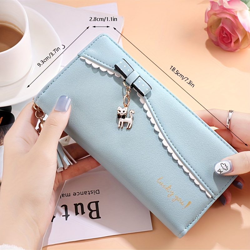 Wallet for Girls PU Leather Card Holder Organizer Women Small Cute Coin  Purse