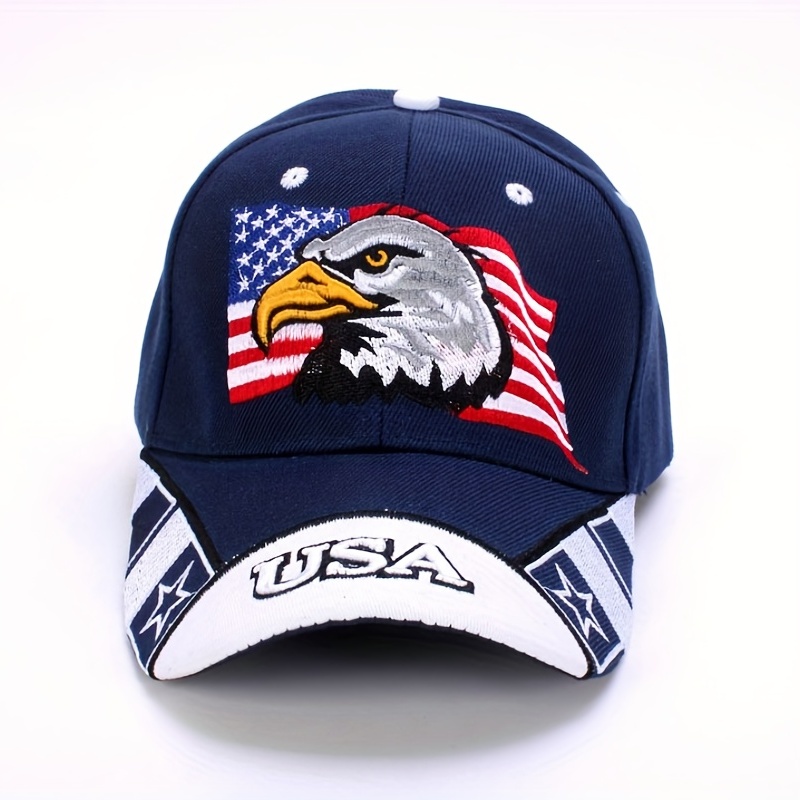 Eagle Head Hat Patriotic American USA Mens Womens Style & Color