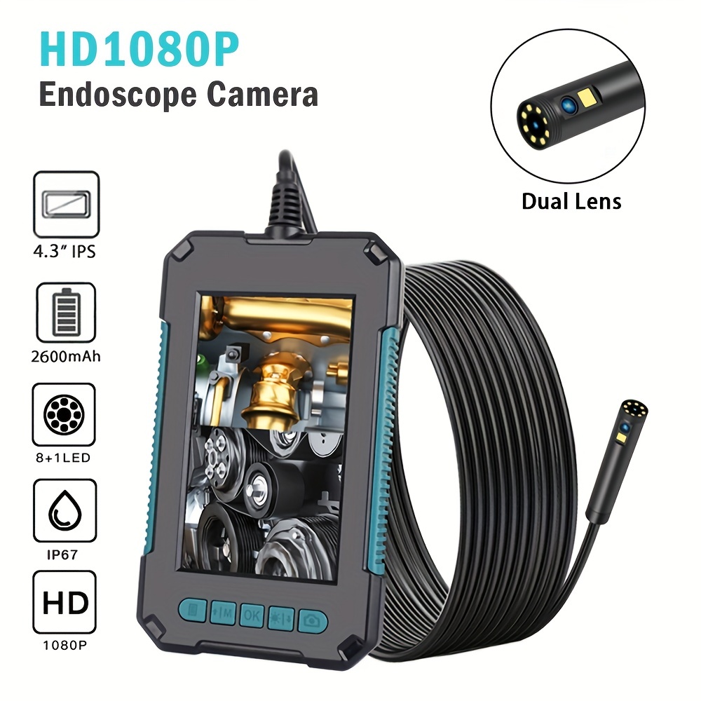 High definition Industrial Endoscope Camera With Light - Temu