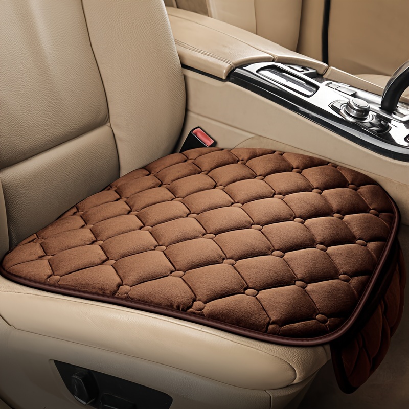 Warm Seat Covers Auto,car Plush Seat Cushion,universal Front Of Car Seat  Cushions,car Plush Warm Non-slip Seat Cushion,car Universal Single Piece  Seat
