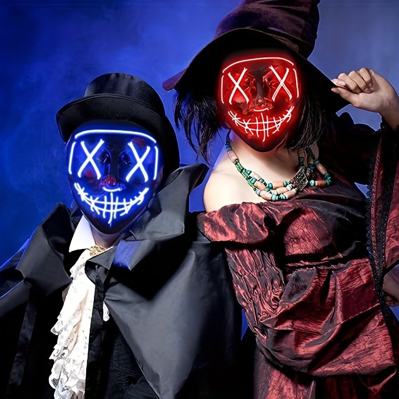Halloween Party Mask Masquerade Horror Darkness Mask Costume - Temu