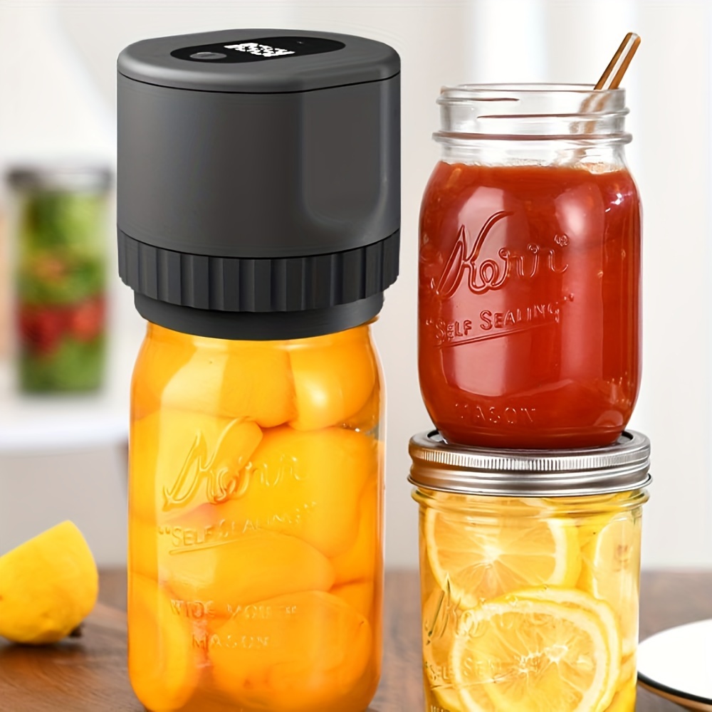 Mason Jar Vacuum Sealer Kit, Jar Sealer For Food Storage With