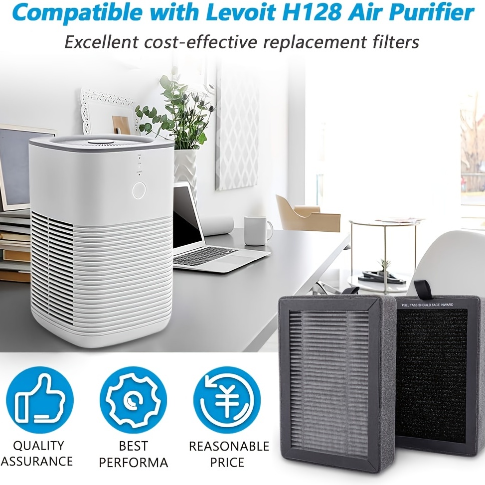 LV-H128 Replacement Filter Compatible for LEVOIT LV-H128 Air Purifier, LV- H128 H13 True HEPA