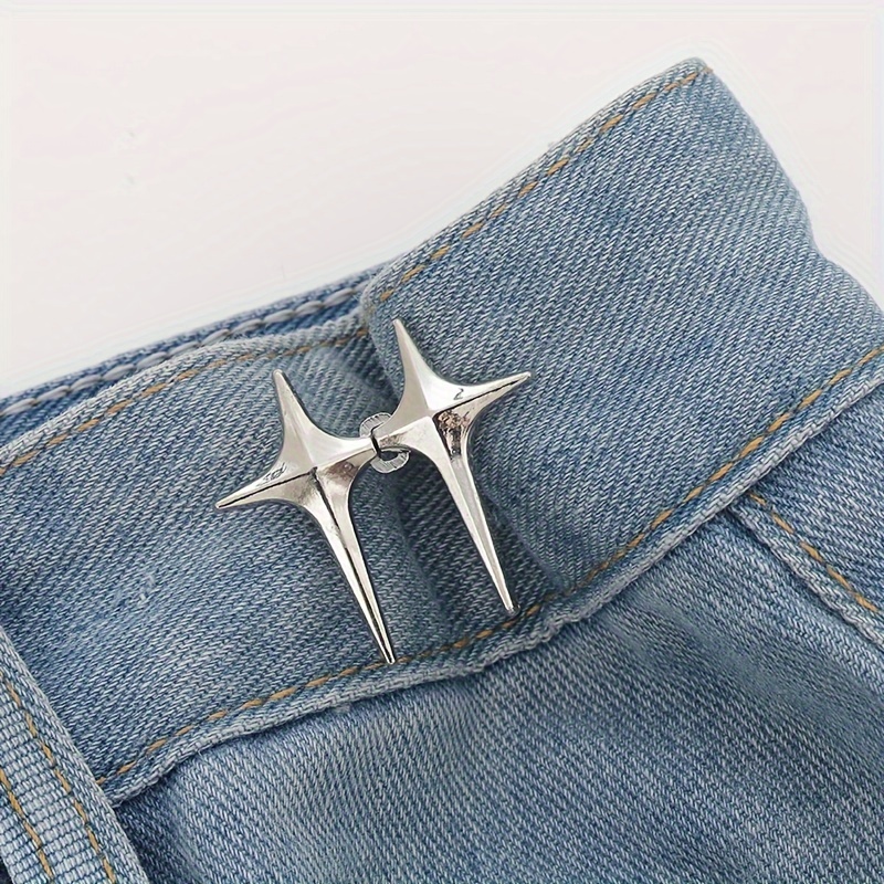Waist Tightener Adjustable Waist Buckle For Jeans No Sewing - Temu