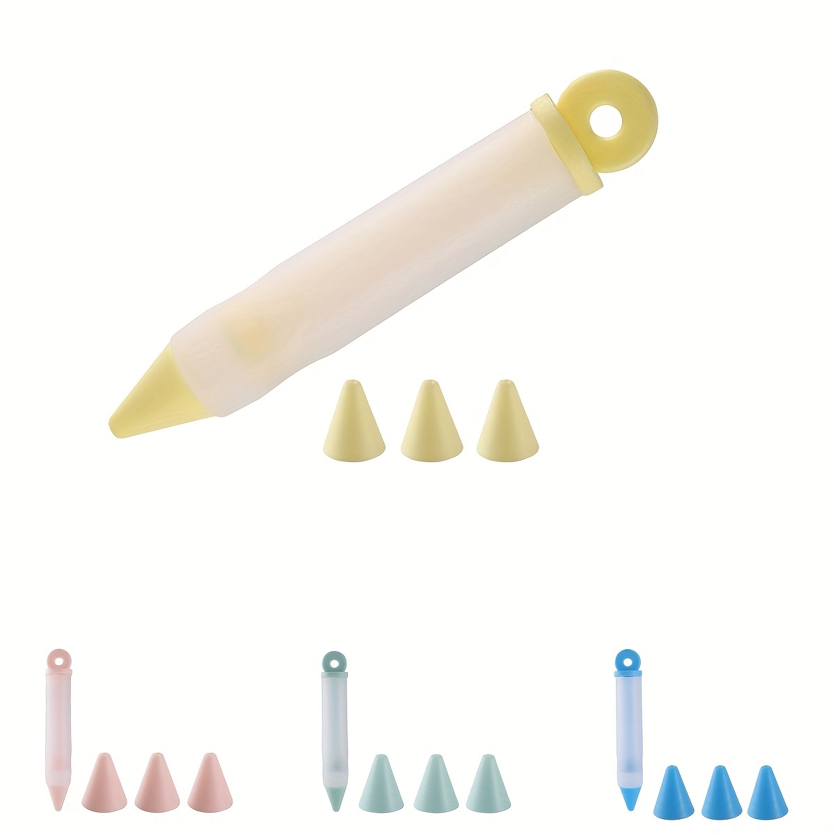 Venlohome – stylo d'écriture alimentaire en Silicone, outils de décoration  de gâteaux, buses de pâtisserie, tasse