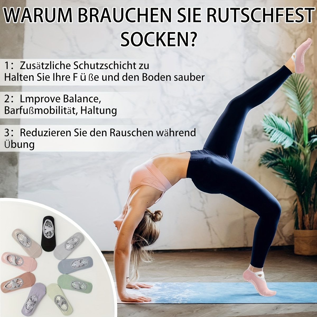 Frauen Yoga Socken Rutschfeste Cross Strap Sportsocken Extra - Temu Austria