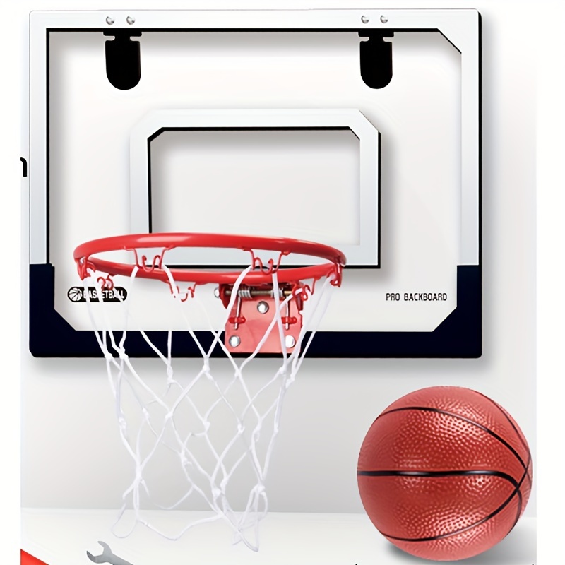 Mini Basketball Hoop Set With 1 Ball - Professional Mini Basketball Frame  For Door & Wall, Perfect Christmas Birthday Gift - Temu