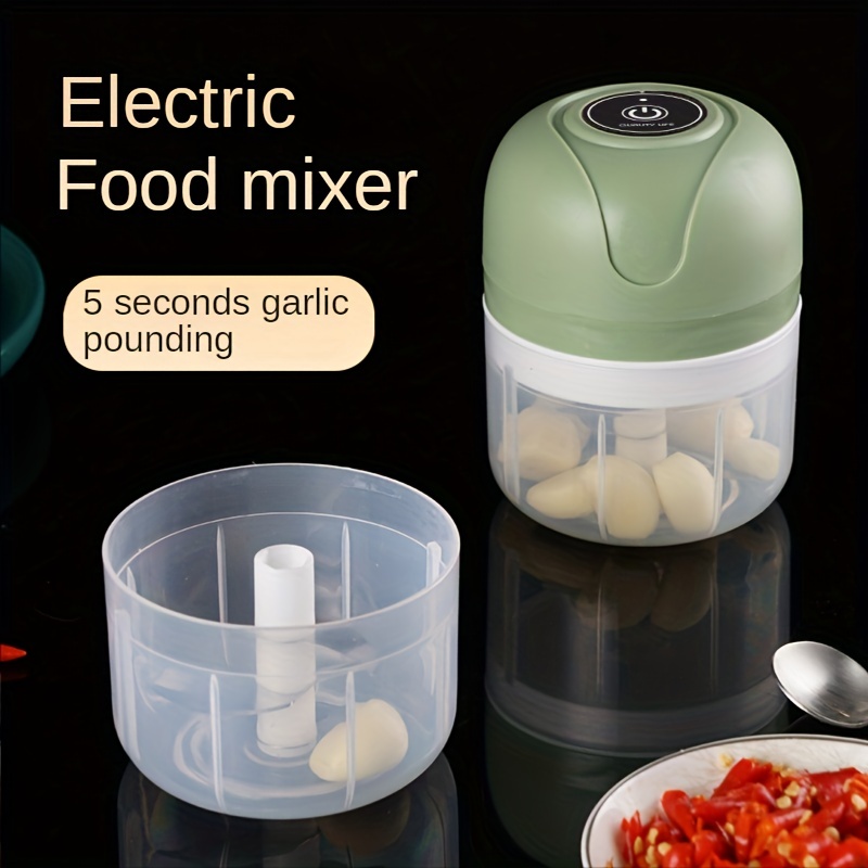 Household Small Electric Garlic Blender Garlic Chopper - Temu