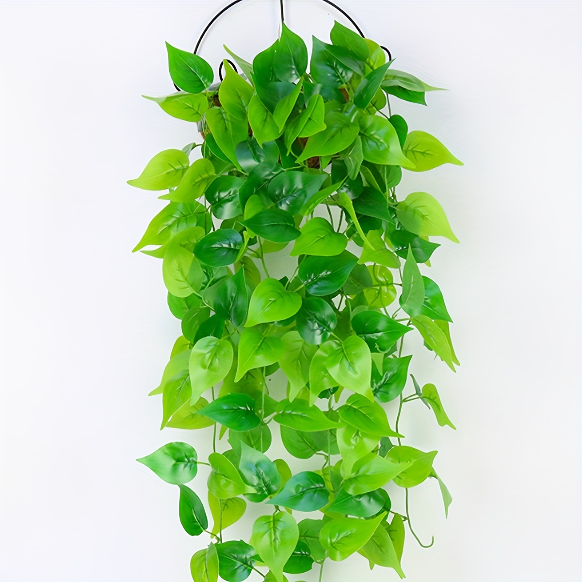 1pc Artificial Vine, Simple Plastic Hanging Fake Vine Plant For Outdoor,  Garden