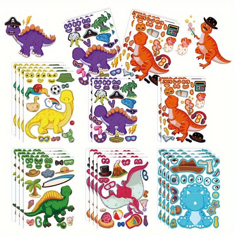 Libreta Dinosaurio con Pegatinas - papelería infantil - regalo - stickers