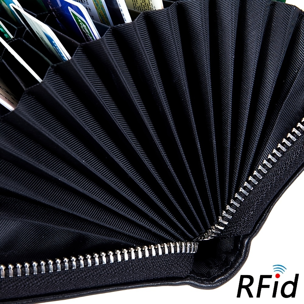 Women's Long Solid Zipper Clutch Wallet Card Slots Coin Purse