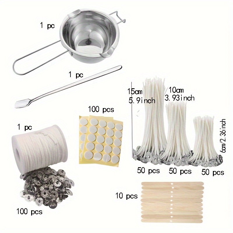 Complete Candle Making Kit,Candle Making Kit For Adults, Candle Kit - DIY  Starter Soy Candle Making Kit - Perfect As Home Decorations