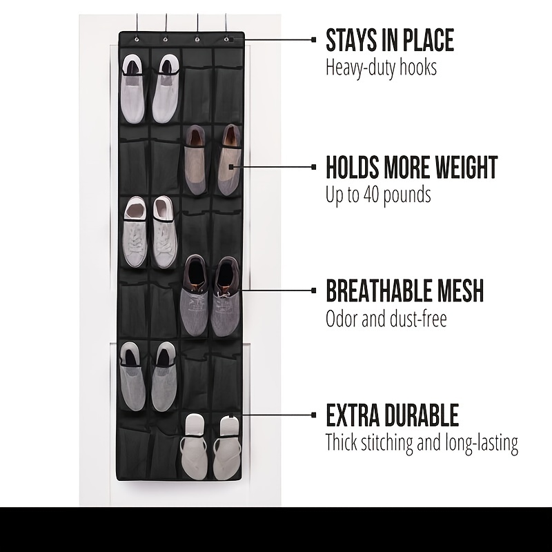 Heavy duty hanging online shoe organizer