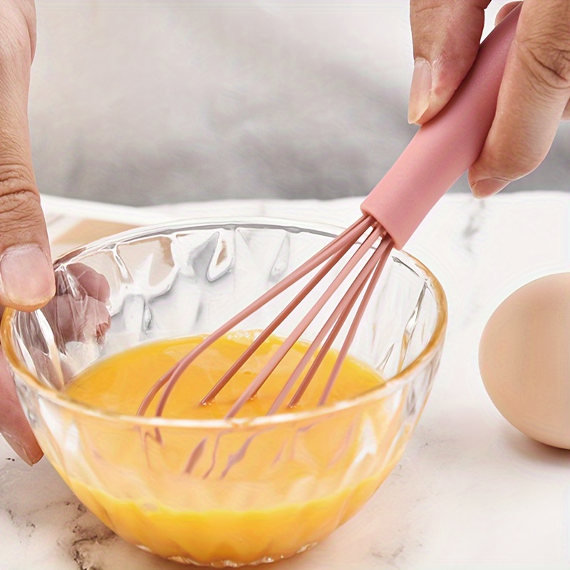 Silicone Whisk, Egg Beater, Blender, Mixer, For Blending, Whisking, Beating  And Stirring, Baking Tools, Kitchen Gadgets, Kitchen Accessories - Temu