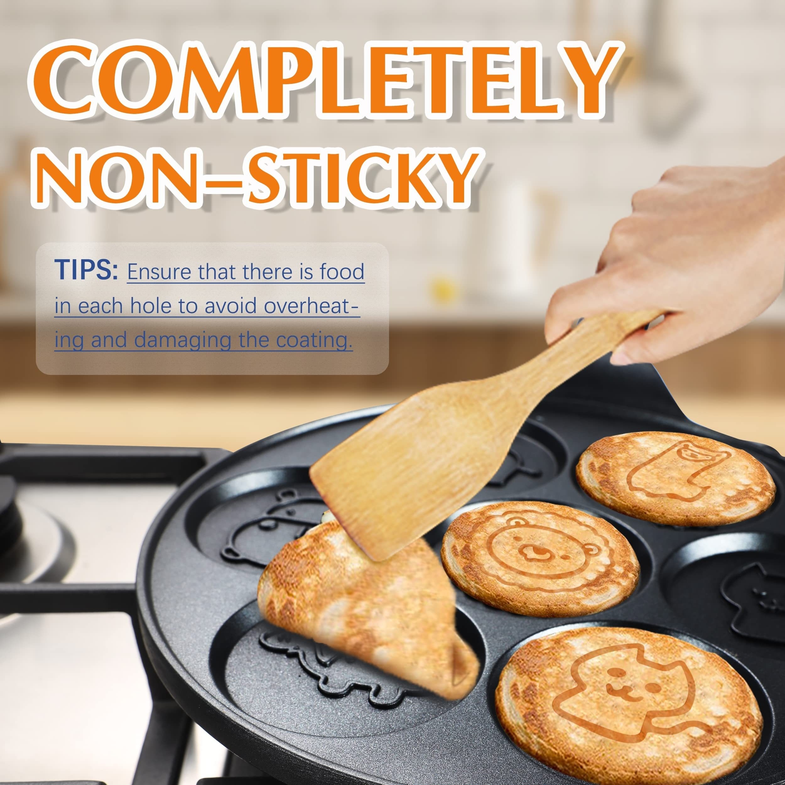 Animal Pancake Pan Non-stick Pancake Griddle Mini Pancake Maker