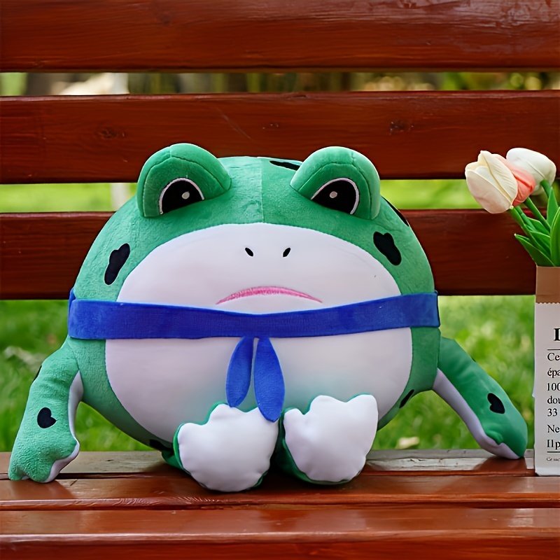 15'' Cute Cute Frog Pillow Frog Soft Stuffed Plush, Animal Squishy