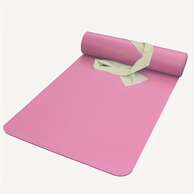 Non slip High density Nbr Yoga Mat Widened Thickened Fitness - Temu