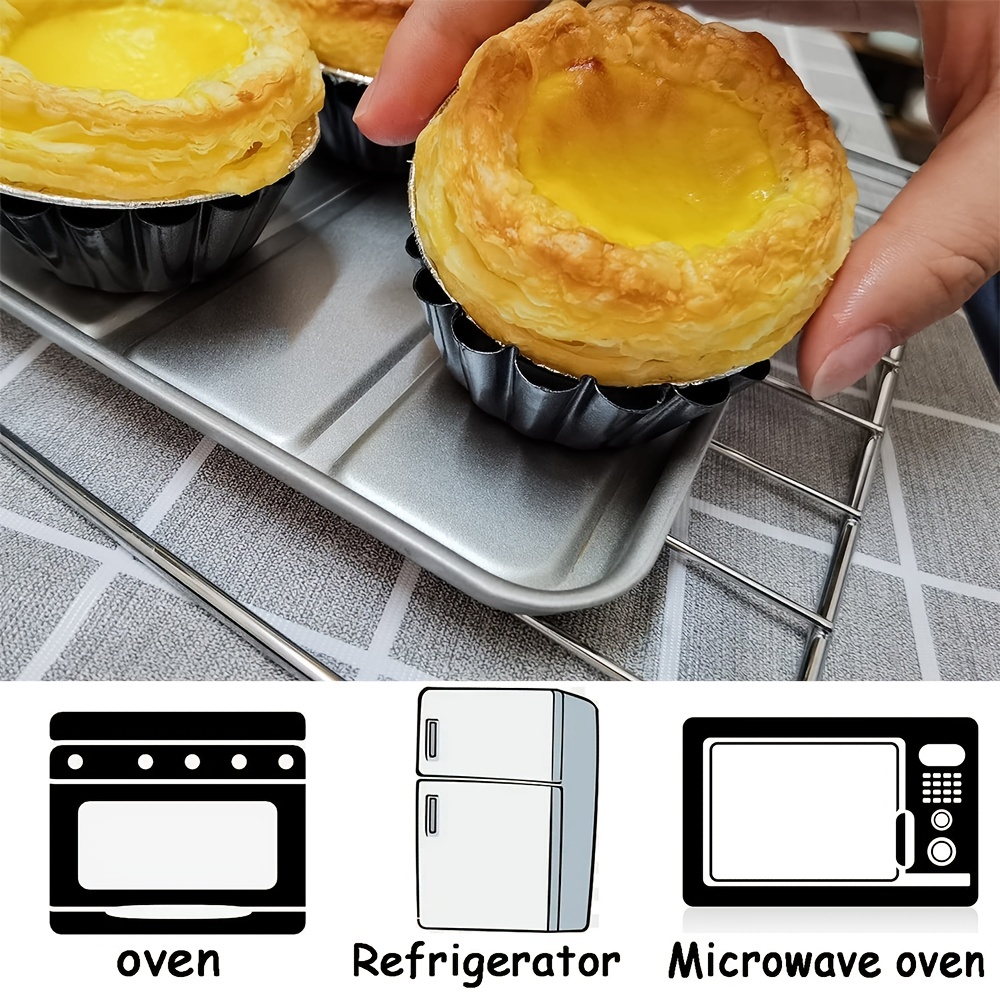 Reusable Mini Tart Moulds, Egg Tart Baking Mould, Baking Tools For Pastry  Cakes Dessert, Kitchen Stuff Kitchen Accessories Baking Supplies Halloween  Christmas Party Favors - Temu