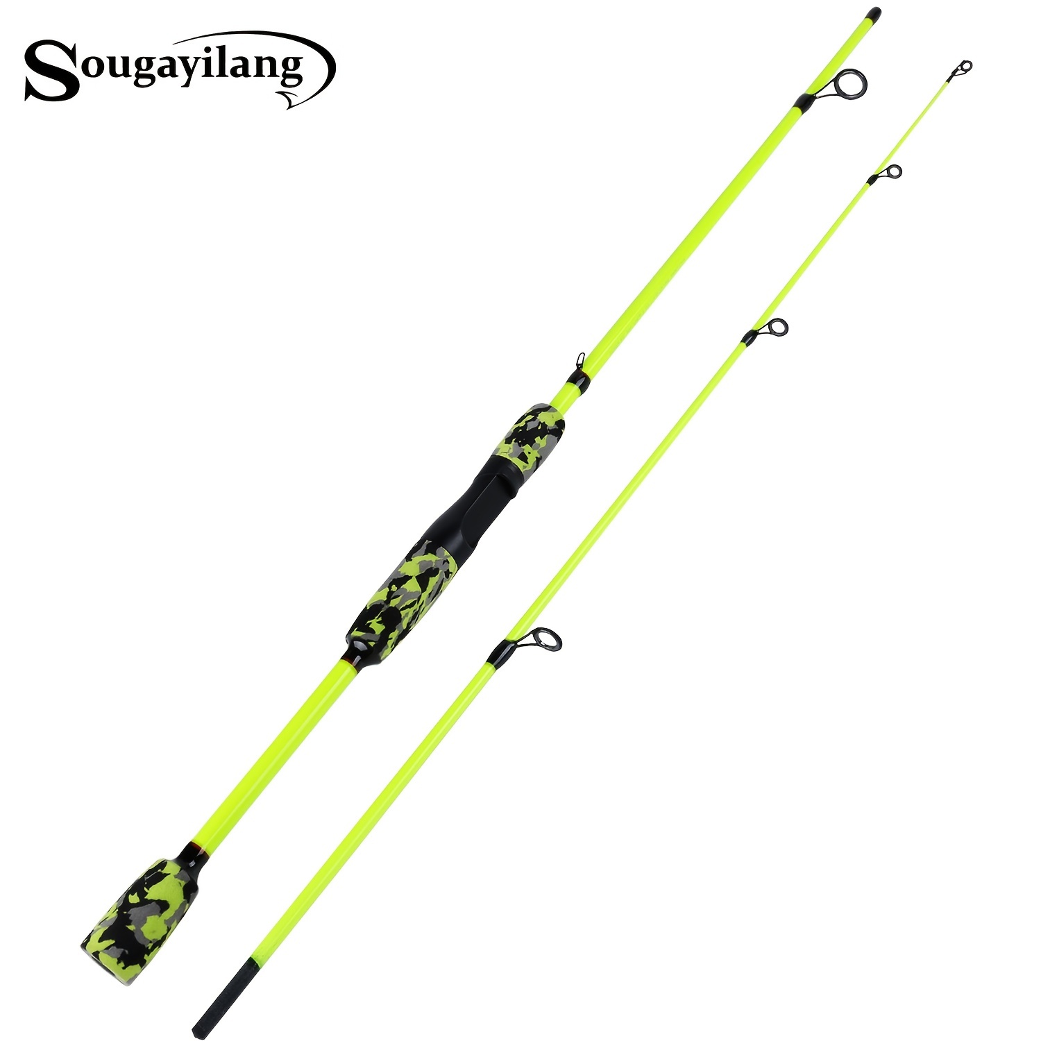 Sougayilang 2-section Carbon Fiber Spinning Fishing Rod - Lightweight,  Durable, And Sensitive - Temu Spain