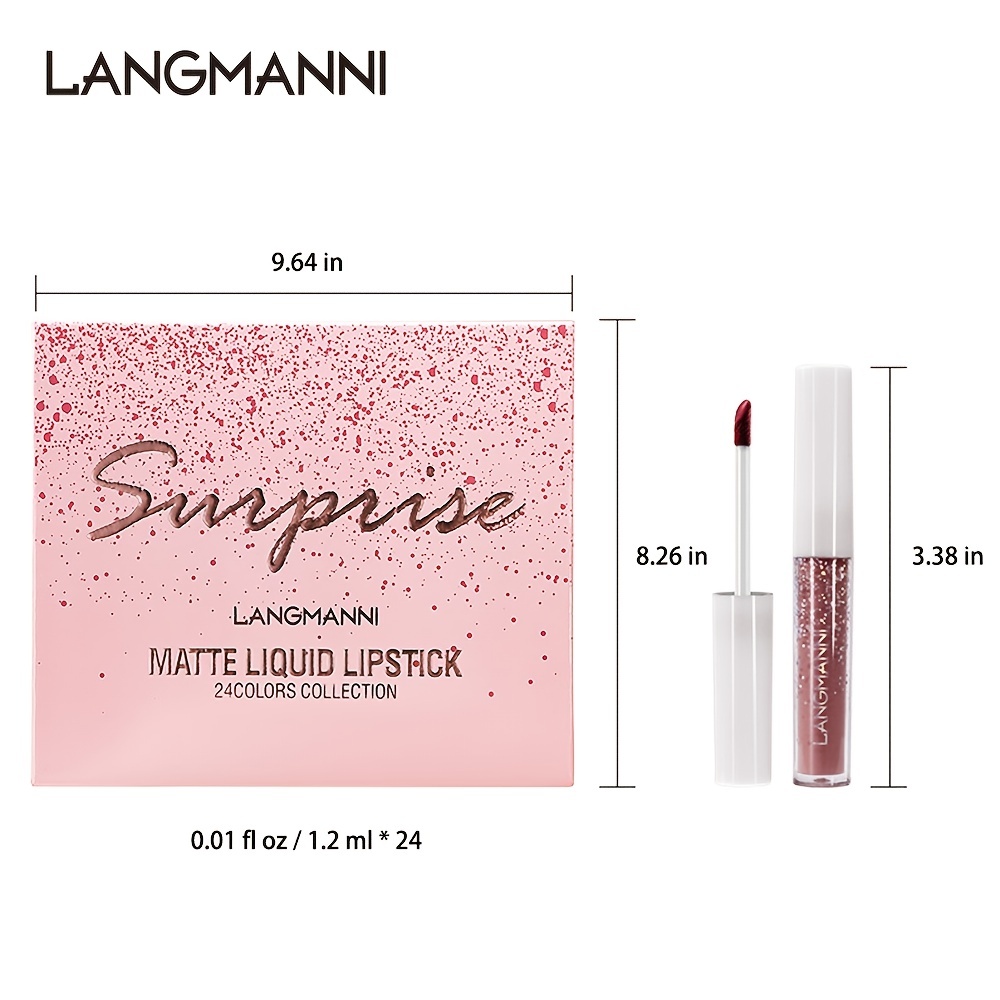 NOVOLAN Lipstick & Lip Glosses 2 In 1 Liquid Lipstick, Velvet