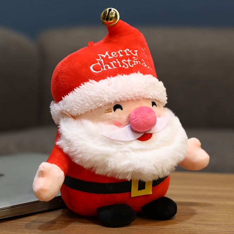 Merry Christmas Cute Santa Claus And Reindeer Plush Toys Christmas Pillow  Series - Temu