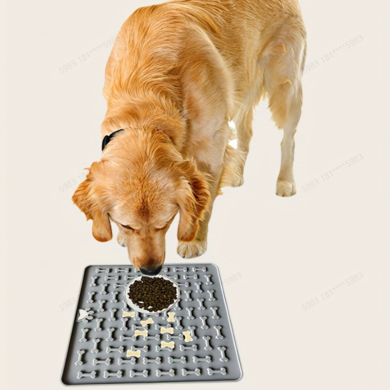 Slow Feeder Dog bowl with Lick Mat - ORANGE