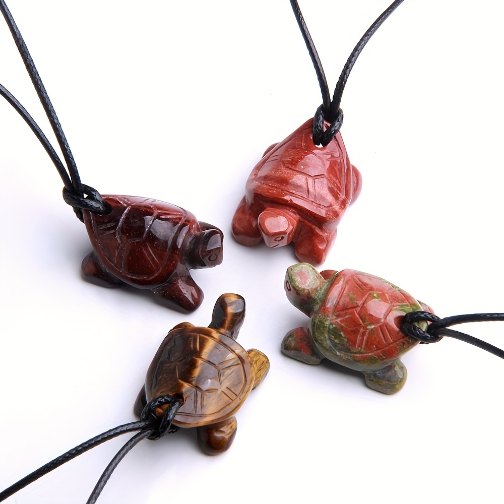 Stone turtle deals necklace