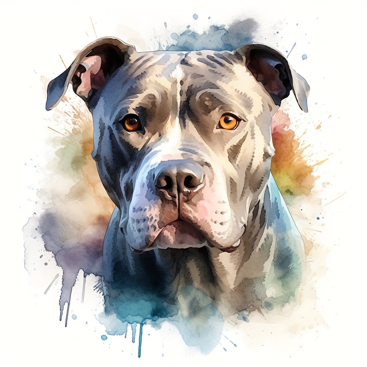 Diy 5D Diamond Art Watercolor Dog Diamond Art Animals Diamond