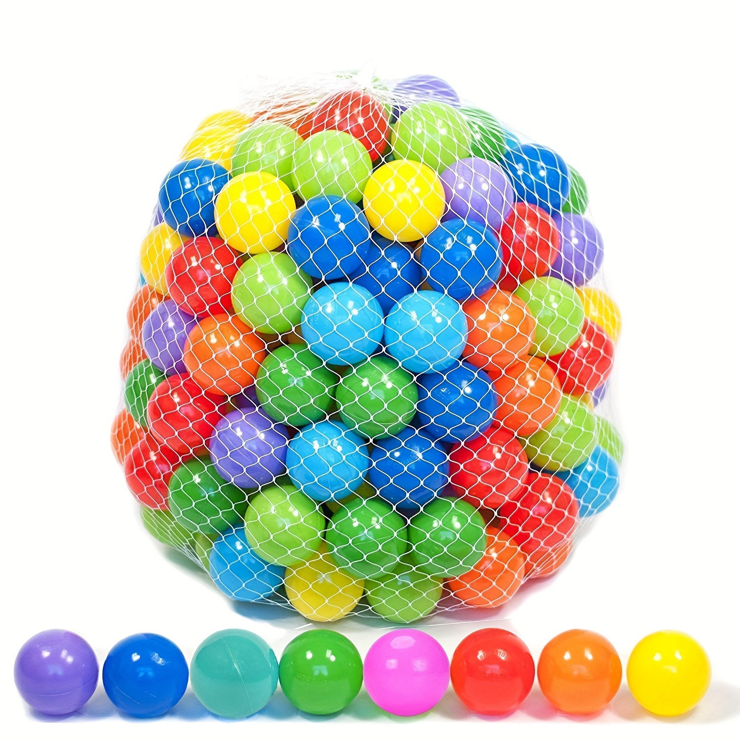 Lot de 50 balles de ping-pong de couleur assortie 