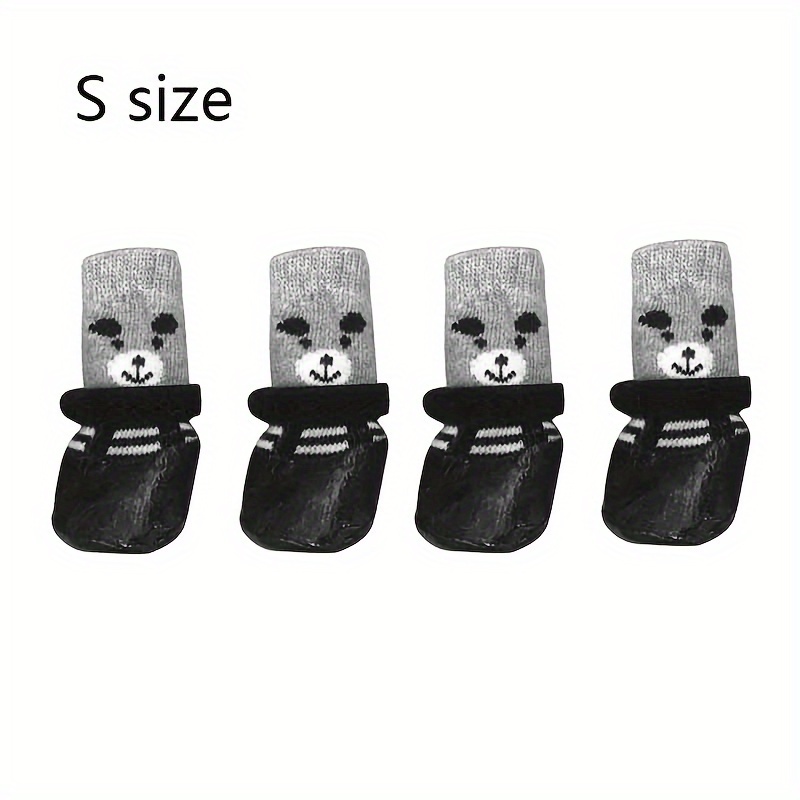 4pcs Set Pet Dog Shoes Soft Soles Waterproof And Anti Dropping Dog Shoe  Covers Small Dogs Anti Dirty Shoes And Socks - Pet Supplies - Temu