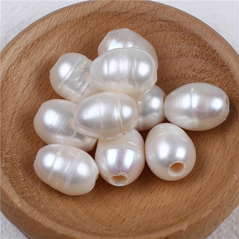 5pcs Natural Freshwater Pearl Large Hole Beads