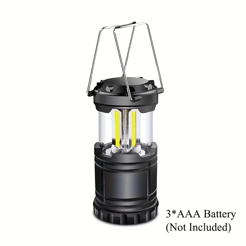 Super Bright Led Camping Lantern - Portable And Collapsible Emergency  Flashlight With Battery Power (aaa Batteries Not Included) - Temu