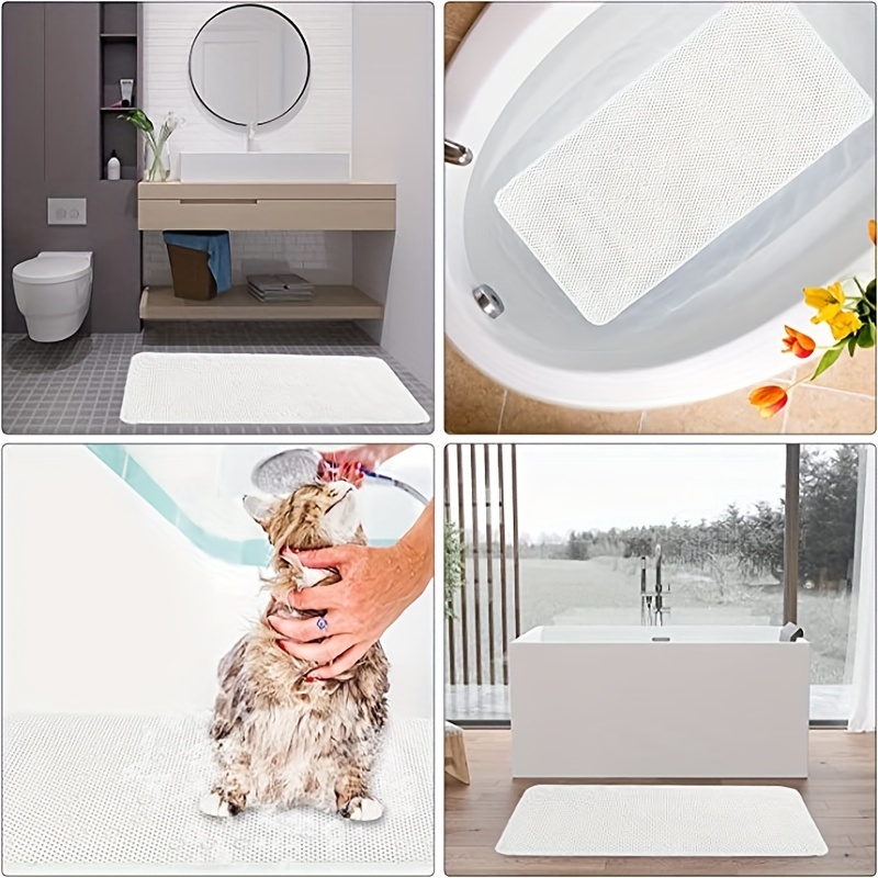 Anti slip Shower Stall Mat Shower Room Mats With Drain Holes - Temu