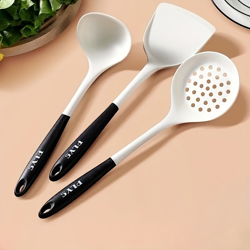 Silicone Spatula Shovel Spoon Cookingware Set Heat Resistant - Temu United  Arab Emirates