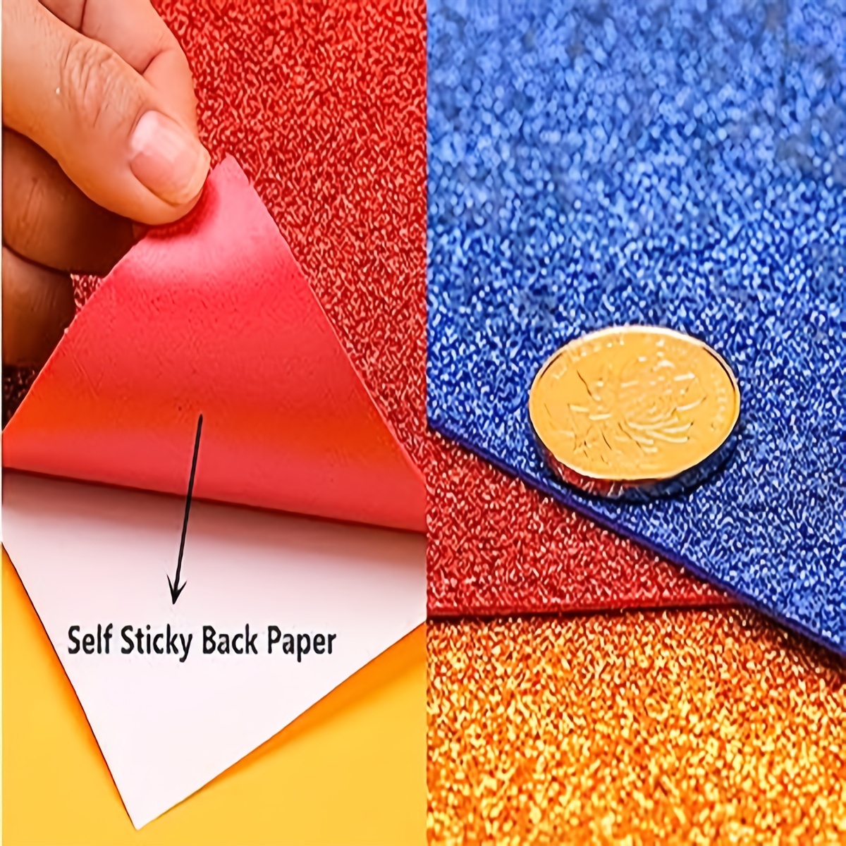 10PCS colorful foam paper paper foam board EVA Sponge Paper Glitter Paper