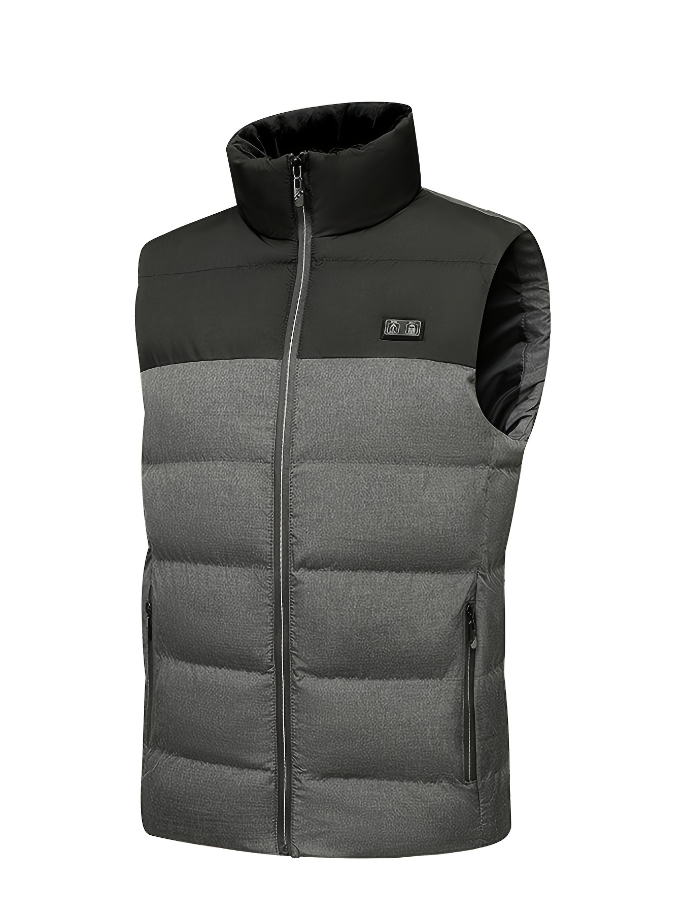 Chaleco térmico eléctrico para hombre, chaleco térmico para hombre,  chaqueta de invierno cálida térm seitruly FS10141-10B