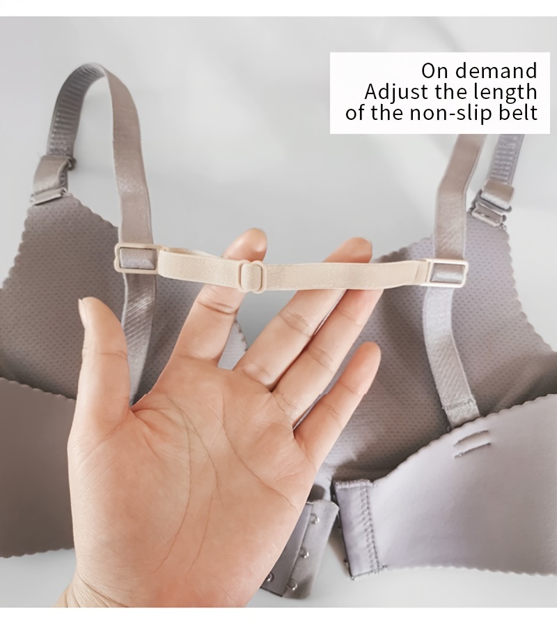 Adjustable Bra Strap Transparent Shoulder Strip Tali Bra Replacement Hook Invisible  Bra Non-slip Extender Bengkung Sajat