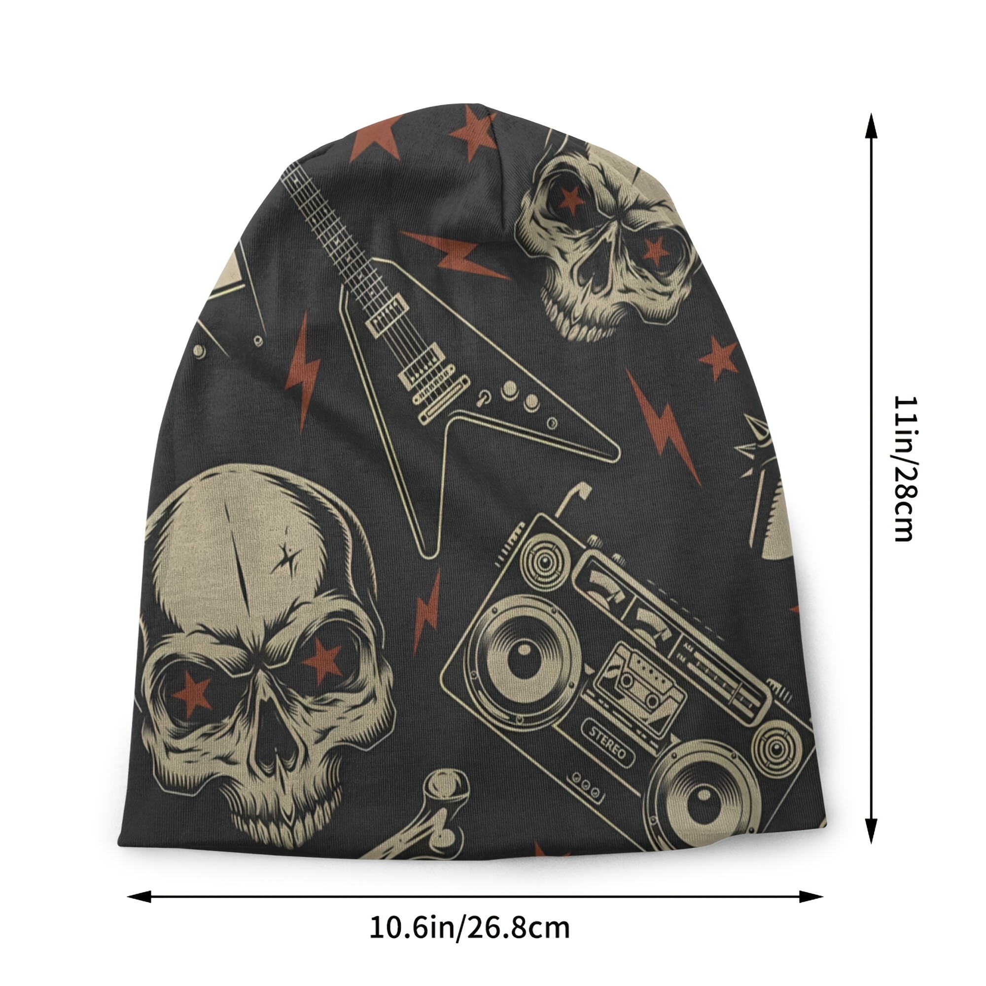 Bonnet polaire réversible Skull