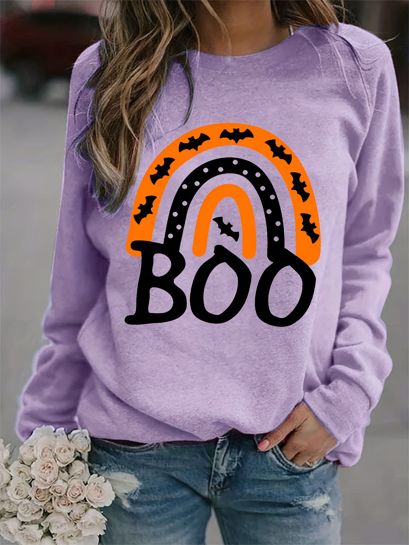 Boo sweatshirt hotsell