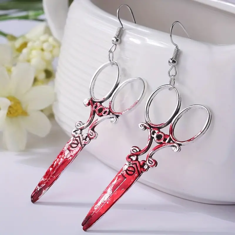 Fashion Blood stained Scissors Hammers Wrenches Saws Skull - Temu