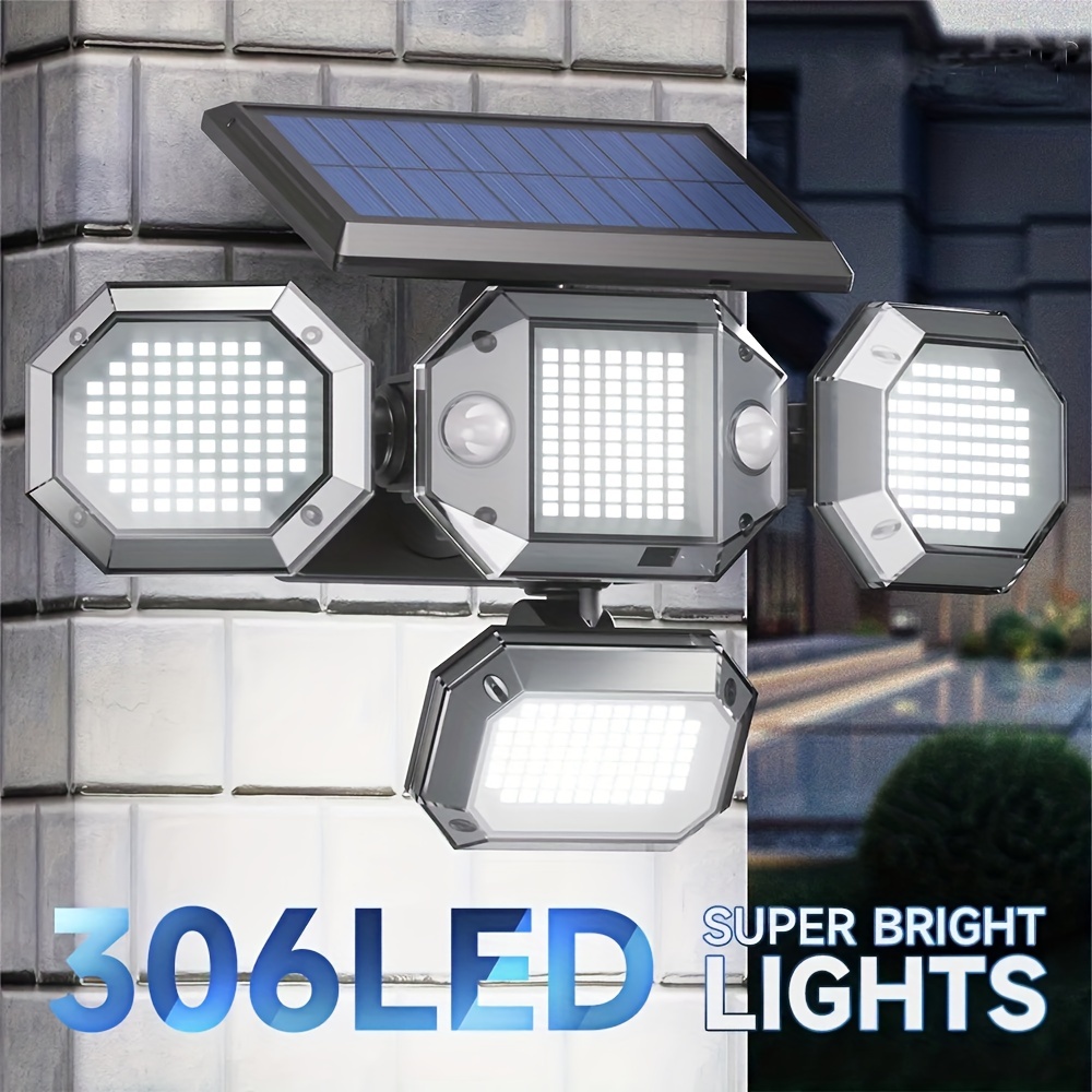 Lampes Solaires Extérieures 4PCS/2PCS/1PC 100LED/3 Modes - Temu Canada