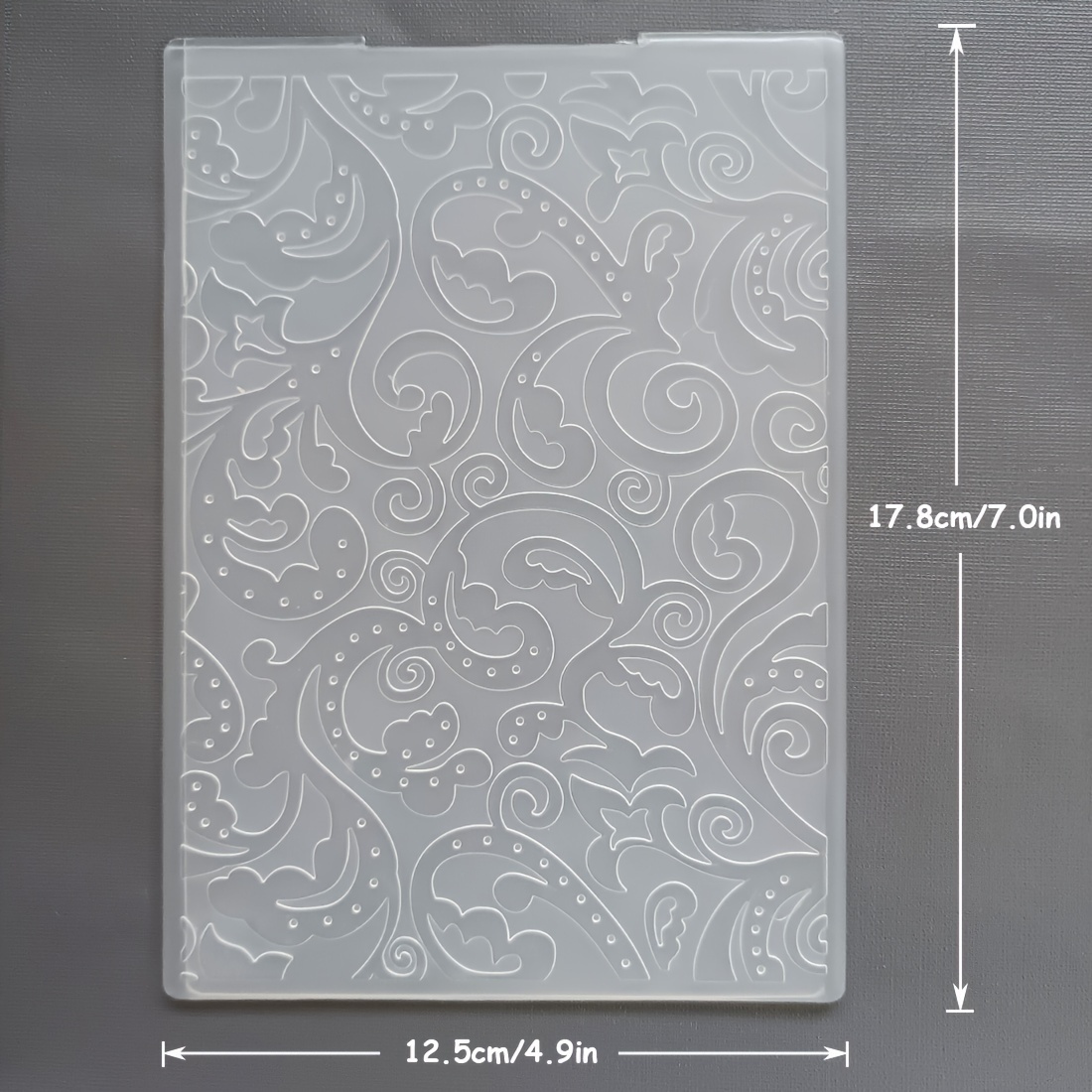 Cartella effetto rilievo 2D Embossing Forma Cornice fiori 128x180mm