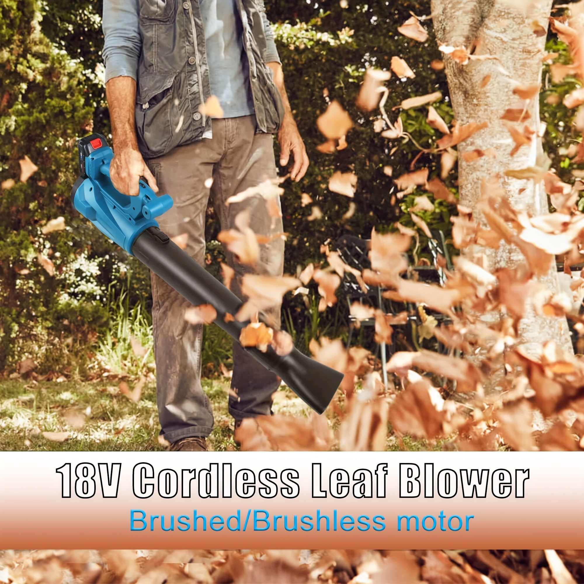 Cordless Leaf Blower Electric Leaf Blower Cordless With - Temu