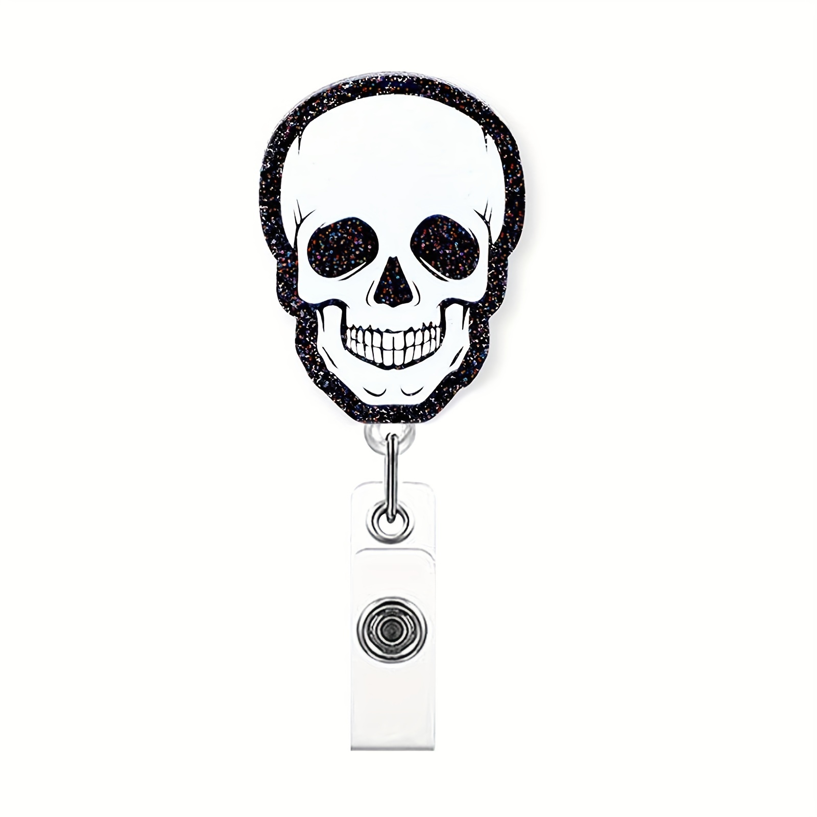 Halloween Badge Reel Retractable Id Clip Cute Funny Spooky - Temu