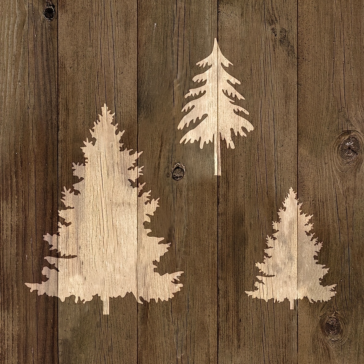 Pine Tree Stencil - Art and Wall Stencil - Stencil Giant